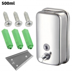 500/800/1000ML du&scaron;igeeli dosaator seinale paigaldatav roostevabast terasest lekkekindel WC-vannitoa &scaron;ampooni vedelik pumbakonteiner 1000 ml 500ml