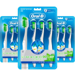 Oral-B Cross Action Green Tea 35-harjastega hambahari, 3 pakki, 3 t&uuml;kki