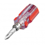 2-&uuml;hes vahetatav kahesuunaline rist-lamepeaga kruvikeeraja DIY remondit&ouml;&ouml;riist punane