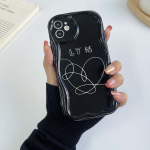 N16 Armas s&uuml;damekujundus Laineline telefoni&uuml;mbris iPhone 15 14 13 Pro Max jaoks Samsung S24 S23 Ultra A54 A14 A12 Xiaomi Redmi 13C Huawei Honor pehme tagakaas for iPhone 6