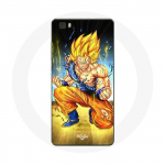 Coque pour Huawei P8 Lite Son goku dragon ball corps enerv&eacute;