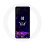 &Uuml;mbris Samsung Galaxy A41 Bangtan Sonyeondan Concert BTS Army Bomb Lightstick jaoks