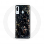 &Uuml;mbris Samsung Galaxy A40 Vikings Teaser 6. hooaja plakati tegelased Art