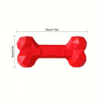 Looduslikust kummist koerte n&auml;rimism&auml;nguasi luukujuline, mittetoksiline ja vastupidav, aeglane s&ouml;&ouml;tja ja hammaste puhastamise funktsioon suurtele koertele L punane