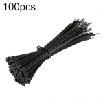 100 tk iselukustuv nailonplastist traati siduvad kaablik&ouml;idised kinnitusvahendid m&auml;hised rihm must