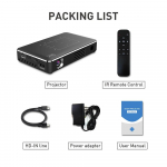 2024 Vivicine P10 Android Smart Wifi kaasaskantav mini LED DLP projektor hall v&auml;rv