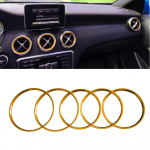 5 tk/komplekt &otilde;hukonditsioneeri ventilatsiooni v&auml;ljalaskeava r&otilde;nga kaunistus Mercedes Benz AB GLA CLA klass W176 W246 C117 X156 AMG jaoks 2013-2019 CLA class