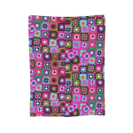 Heegeldatud Tekk Vanaema Ruudud Vintage Tekid Soe Flanellist Visketekk Voodikate Voodi Elutuba Piknik Reisimine Kodu Diivan 75x100cm 30x40in