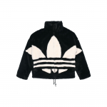 Adidas Originals V&auml;rviline Suure Logoga L&otilde;tv Seisukrae Spordijope Meestele Jakid Must HC0323 XS