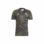 adidas Manchester United Condivo 22 Treeningus&auml;rk Semi Solar Slime/Must Meeste Streetwear HE6682 S