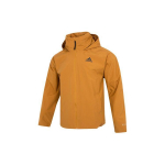 Adidas Traveer Vihmakindel Kootud Kapuutsiga Jakk Logoribadega Meeste &Uuml;ler&otilde;ivad Kollane HG6013 XXL