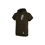 Jordan Dri-FIT Zion Tikitud Logo Kiiresti Kuivav Spordi Kapuutsiga T-s&auml;rk Meeste Kapuutsiga Roheline DA9843-010 XS