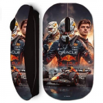 Souris sans fil maniacase noir Max Verstappen F1 art wallpaper