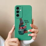 Samsung M15 A15 A55 A35 S24 Ultra S24+ F15 telefoni kaane&uuml;mbriste jaoks mood poiss, t&uuml;druk Kvaliteetne silikoonist pehme kaamera kaitsekork kaitseraud Galaxy jaoks Samsung S24