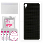 apgo Protective Skin Sticker for the back compatible with Sony Xperia X Performance, Wrap Film, Foil, Vinyl - Pattern Matrix