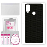 apgo Protective Skin Sticker for the back compatible with Alcatel 1L 2021, Wrap Film, Foil, Vinyl - Pattern Matrix