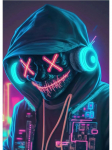 Neoon Disain Muusika Lahe DJ K&otilde;rvaklapid Plakat L&otilde;uend Maalid Abstraktne Seinakunst Baari Klubi Toa Kodusisustus Raamita Ilma LED-ita 21x30cm No Framed