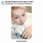 BOYNEXTDOOR 2. EP album KUIDAS? 1. &Otilde;nneloos Soundwave fotokaart Riwoo