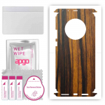 apgo Protective Skin Sticker for the back+sides compatible with Huawei Mate 40 Pro, Full Wrap Film, Foil, Vinyl - Pattern Tigerwood