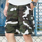 Suvised vabaaja kombinesoonid L&uuml;hikesed p&uuml;ksid Meeste kamuflaaž Trendikas Fat Plus Fat Plus Size Sport Viiepunktip&uuml;ksid Puuvillased p&uuml;ksid lahtised S