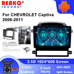 REAKOSOUND 2Din Android Auto Raadio Multimeedia Video M&auml;ngija Chevrolet Captiva 2009-2012 jaoks GPS Navigatsioon Carplay Auto Stereo 1+32CP+4LED