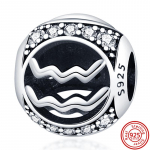 100% S925 h&otilde;bedane l&auml;bipaistev tsirkoon, 12 t&auml;htkuju, l&auml;ikiv &uuml;mmargune DIY helmed, mis sobivad originaalsete v&otilde;ludega k&auml;ev&otilde;ru naiste ehted