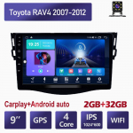 Android Carplay autoraadio multimidia videopleier Navigatsiooni-GPS Toyota RAV4 2007-2012 2din peakomplekt 4+64GB 2+32GB