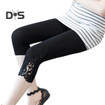 K&auml;rbitud retuusid Naiste elastne v&ouml;&ouml;koht tikandid pits&otilde;mblused suvised venivad k&auml;rbitud p&uuml;ksid &otilde;hukesed liibuvad p&uuml;ksid XL must