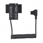 Kahepoolne F550 NP-F n&auml;iv aku, ristikujuline D-Tap toitekaabel 5-12 V C-t&uuml;&uuml;pi v&auml;ljundiga D-Tap to Cross-Shaped NP-F Dummy Battery