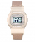Casio G-Shock Digitaalne Orgaaniline Roosa Kangasrihm Bio-p&otilde;hine Vaik Kvarts GMD-S5600CT-4 200M Naiste K&auml;ekell kreemikas
