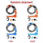 Puhastust&ouml;&ouml;riist V&auml;lik&auml;mpingu reisidu&scaron;&scaron; DC 12V kaasaskantav autodu&scaron;&scaron; Autopesumasin koos sigaretis&uuml;&uuml;taja elektripumbaga sinine