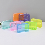 Candy Color l&auml;bipaistev kosmeetikakott PVC veekindel suure mahutavusega meigikott Reisi nahahooldus tualett-tarvete s&auml;ilituskott pesukott 18*12*5cm