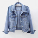 FiveFive s&uuml;gisene teksajakk naiste poiss-s&otilde;ber Jean Coat t&auml;navariided Harajuku vintage kevade p&otilde;hilised &uuml;ler&otilde;ivad L