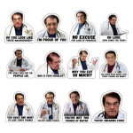 12 tk arsti k&uuml;lmkapimagnetiga kaalulangetamise juhiste kleebis Motiveeriv dieediabi Mikrolaineahi valgetahvel K&uuml;lmkapimagnet Kodukontor Sets