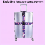 1 tk Overseas reisikohvri sidumisrihm reisik&auml;ru kohver pagasi pakkimine k&ouml;is pagasik&auml;ru &uuml;mbrise ohutussideme rihm Baggage strap without password