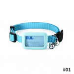 Veekindel lemmikloomade Bluetoothi ​​lokaator Kaotsiminekuvastane kaelarihm Koerakassi nutikas positsioneerimisj&auml;lgija Kerge j&auml;lgimislokaator Lemmikloomade j&auml;lgija helehall v&auml;rv