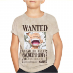 &Uuml;heosaline Luffy T-s&auml;rk Four Emperors l&uuml;hikeste varrukatega Zoro Sanji Chopper Ace Law Tee Lasteriided Moekst&uuml;&uuml;mid lastele Top 160