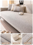 P&otilde;imitud Aastaringselt Puuvillane ja Linane Diivanimatt Libisemisvastane M&ouml;&ouml;blikaitsekate Moodne Stiil Universaalne Diivanikate Seljatoe R&auml;tik 30x50cm pillowcase hall
