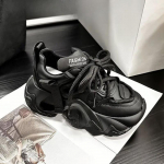 Ehtne Nahk Massiivsed Tossud Naiste Kingad Kevad Uued K&otilde;ikjale Sobivad Platvormi K&otilde;rgust Lisavad Vabaaja Jalan&otilde;ud Tossud Naiste 35