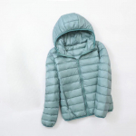 &Uuml;likerge plusssuuruses &otilde;huke sulejope naiste s&uuml;gistalvine &otilde;huke l&uuml;hikese kapuutsiga soe valge pardi sulemantel Naiste &uuml;ler&otilde;ivad 7XL heleroheline v&auml;rv