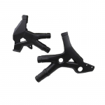 BMW F800GS F650GS F700GS F 800 GS ADV 2008-2018 mootorratta vasaku ja parema k&uuml;lje raami paneeli kaitsekatte kate jaoks must