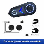 Z19 mootorratta Bluetooth-kiivriga peakomplekt 5.3 veekindel k&otilde;rge bassiga k&otilde;rvaklapid Roise Reduction k&otilde;rvaklapid RGB valgusega suusatamiseks s&otilde;itmiseks Hard Microphone