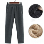 Talvine S&uuml;gis Mehed Lambavilla soojad vabaaja p&uuml;ksid Mehed Fitness Spordiriided Pesad Talvised dressip&uuml;ksid P&uuml;ksid P&uuml;ksid Meeste Jooksjad XL must