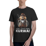 James Bobr Kurwa Bober Beaver Meme T-s&auml;rk Suvine Meeste Naiste T-s&auml;rk Graafiline Y2K Riietus S must