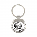 Portuguese Water Dog, Portie, PWD, Water Dog - keychain with a dog, keychain with a print, personalized pendant from the Art-Dog brand