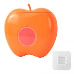 Plastikust &uuml;mbrisega hoiukast toidukile korraldus Seinale paigaldatav tolmukindel kastToidu kate Plastikust pakkimisriiul Koduk&ouml;&ouml;gi hoiuruum orange