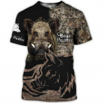 Camo Hunting Animals Metssiga Naised Meeste T-s&auml;rk 3D Prindiga l&uuml;hikeste varrukatega T-s&auml;rk vabaaja kaelaga t&auml;navar&otilde;ivad T-s&auml;rgid Hombre Ropa 2XL