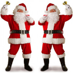 J&otilde;ulukost&uuml;&uuml;m J&otilde;uluvana kost&uuml;&uuml;m T&auml;iskasvanute meeste j&otilde;ulu&otilde;htu esinemiskost&uuml;&uuml;m One Size punane