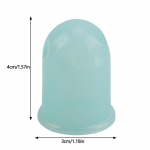 1 tk Massaažitass Silikoonkuppude vaakumseade Kaasaskantav kehamasseerija silikageeli massaažitopsi vaakumkuppude jaoks 1PCS