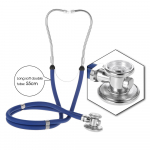Kaasaskantav &uuml;he peaga stetoskoop Professionaalne kardioloogia stetoskoop arsti meditsiiniseadmed &uuml;li&otilde;pilaste loomaarsti meditsiiniseade sinine